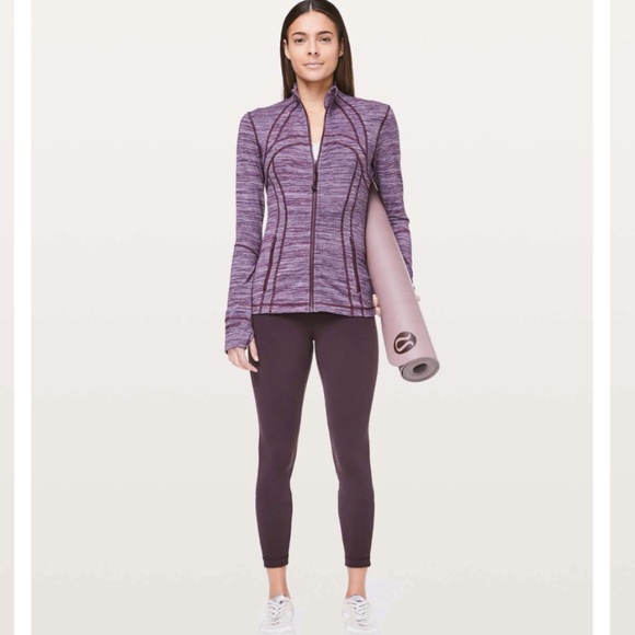 Like New, Lululemon Define Jacket, Edged Stripe Jacquard, Sz 6 - Picture 2 of 9